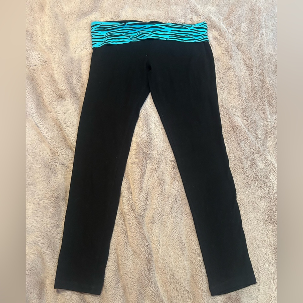 💕(3 for 60$)💕blue and black y2k foldover leggings